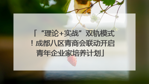 “理论+实战”双轨模式！成都八区青商会联动开启青年企业家培养计划