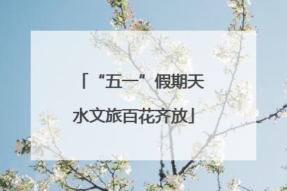 “五一”假期天水文旅百花齐放