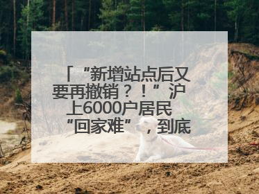 “新增站点后又要再撤销？！”沪上6000户居民“回家难”，到底如何破解→