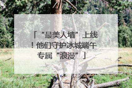 “最美人墙”上线！他们守护冰城端午专属“浪漫”