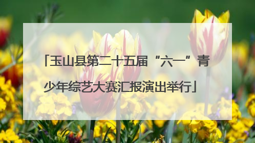 玉山县第二十五届“六一”青少年综艺大赛汇报演出举行