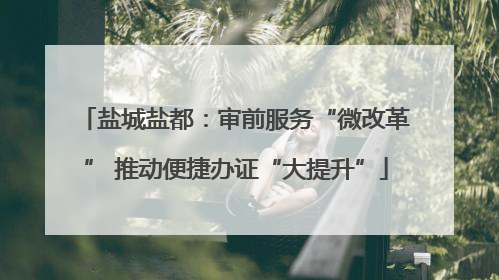 盐城盐都：审前服务“微改革” 推动便捷办证“大提升”