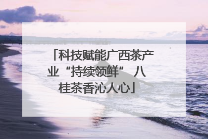 科技赋能广西茶产业“持续领鲜” 八桂茶香沁人心