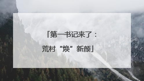 第一书记来了：荒村“焕”新颜