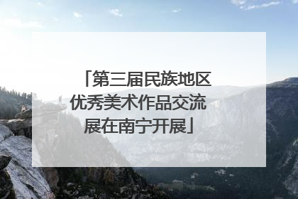 第三届民族地区优秀美术作品交流展在南宁开展