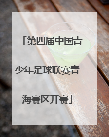 第四届中国青少年足球联赛青海赛区开赛