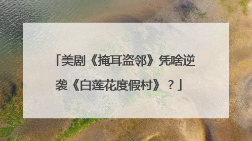 美剧《掩耳盗邻》凭啥逆袭《白莲花度假村》？