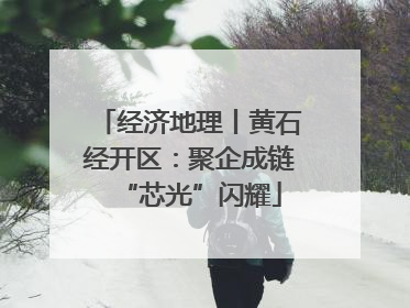 经济地理丨黄石经开区：聚企成链“芯光”闪耀