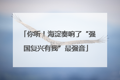 你听！海淀奏响了“强国复兴有我”最强音