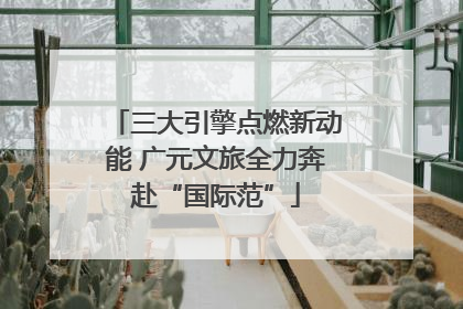 三大引擎点燃新动能 广元文旅全力奔赴“国际范”