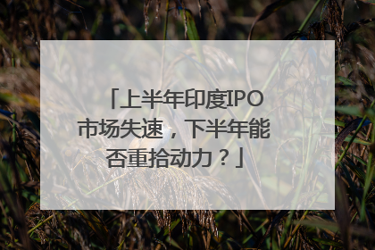上半年印度IPO市场失速，下半年能否重拾动力？