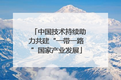 中国技术持续助力共建“一带一路”国家产业发展