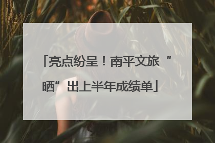亮点纷呈！南平文旅“晒”出上半年成绩单