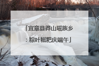 宜章县莽山瑶族乡：粽叶糍粑庆端午