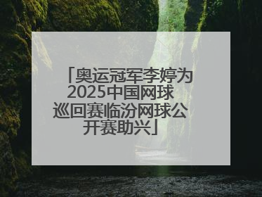 奥运冠军李婷为2025中国网球巡回赛临汾网球公开赛助兴