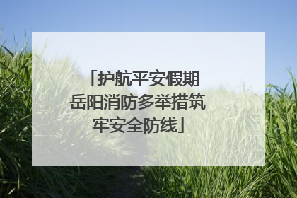 护航平安假期 岳阳消防多举措筑牢安全防线