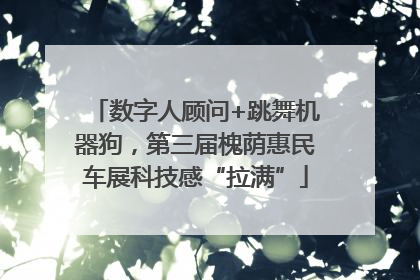 数字人顾问+跳舞机器狗，第三届槐荫惠民车展科技感“拉满”
