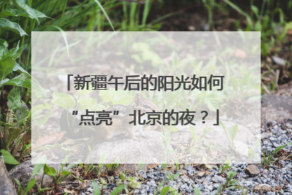 新疆午后的阳光如何“点亮”北京的夜？