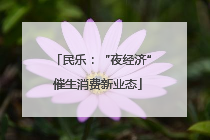 民乐：“夜经济”催生消费新业态