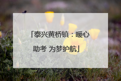 泰兴黄桥镇：暖心助考 为梦护航
