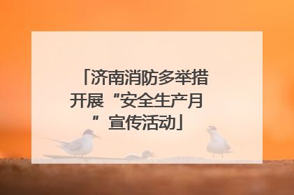 济南消防多举措开展“安全生产月”宣传活动