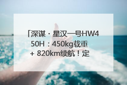 深谋・星汉一号HW450H：450kg载重+ 820km续航！定义低空运力新标准