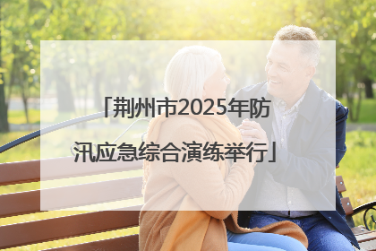 荆州市2025年防汛应急综合演练举行