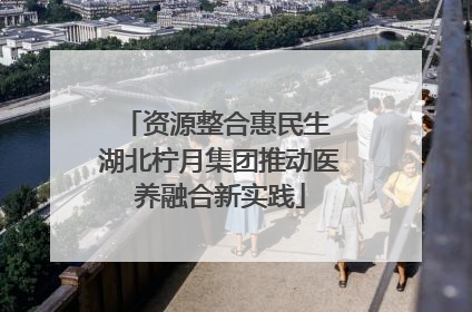 资源整合惠民生 湖北柠月集团推动医养融合新实践