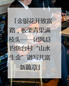 金银花开致富路，板栗青果满枝头——团风县钓鱼台村“山水生金”谱写共富新篇章