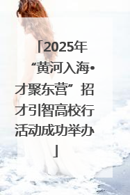 2025年“黄河入海•才聚东营”招才引智高校行活动成功举办