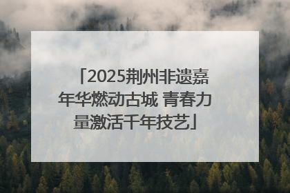 2025荆州非遗嘉年华燃动古城 青春力量激活千年技艺