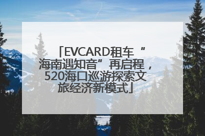 EVCARD租车“海南遇知音”再启程，520海口巡游探索文旅经济新模式